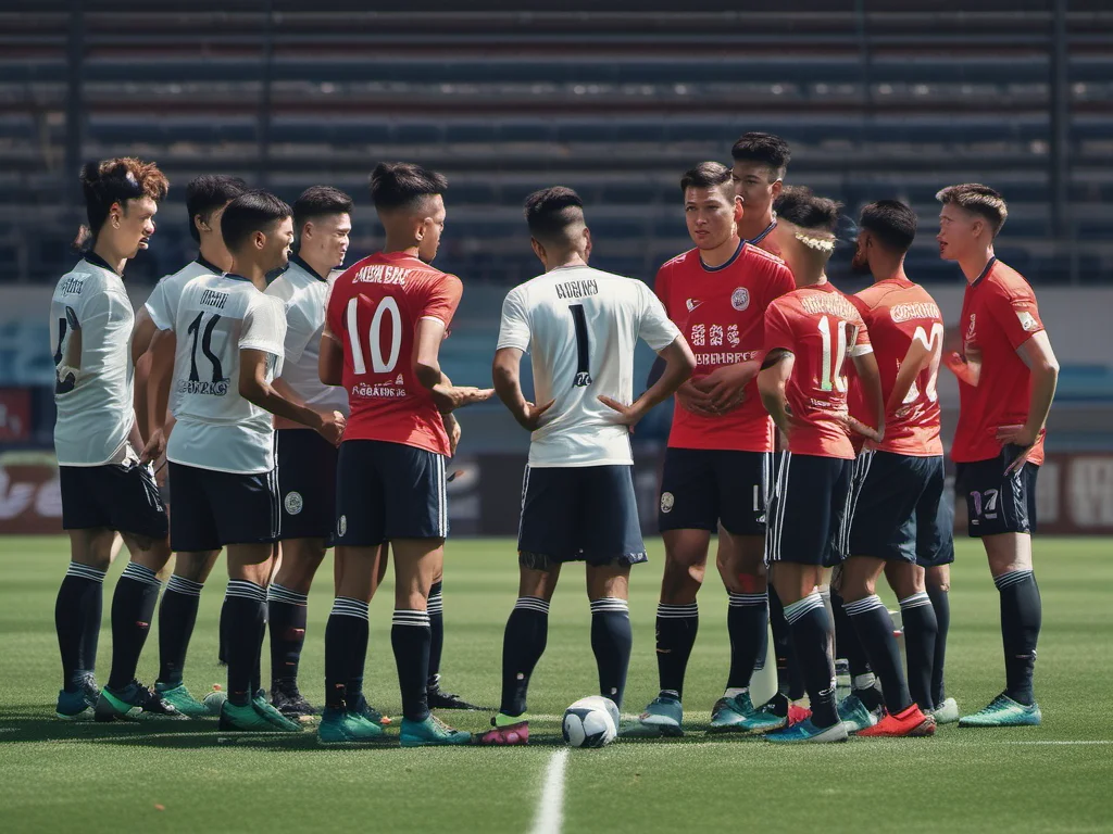 队员研讨战术TeamWELPL